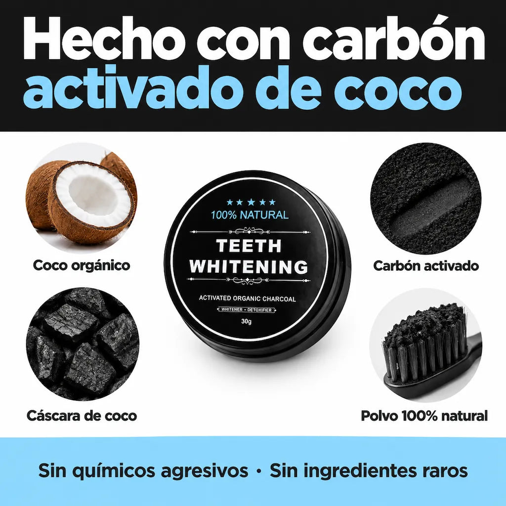 Blanqueador De Dientes Carbon