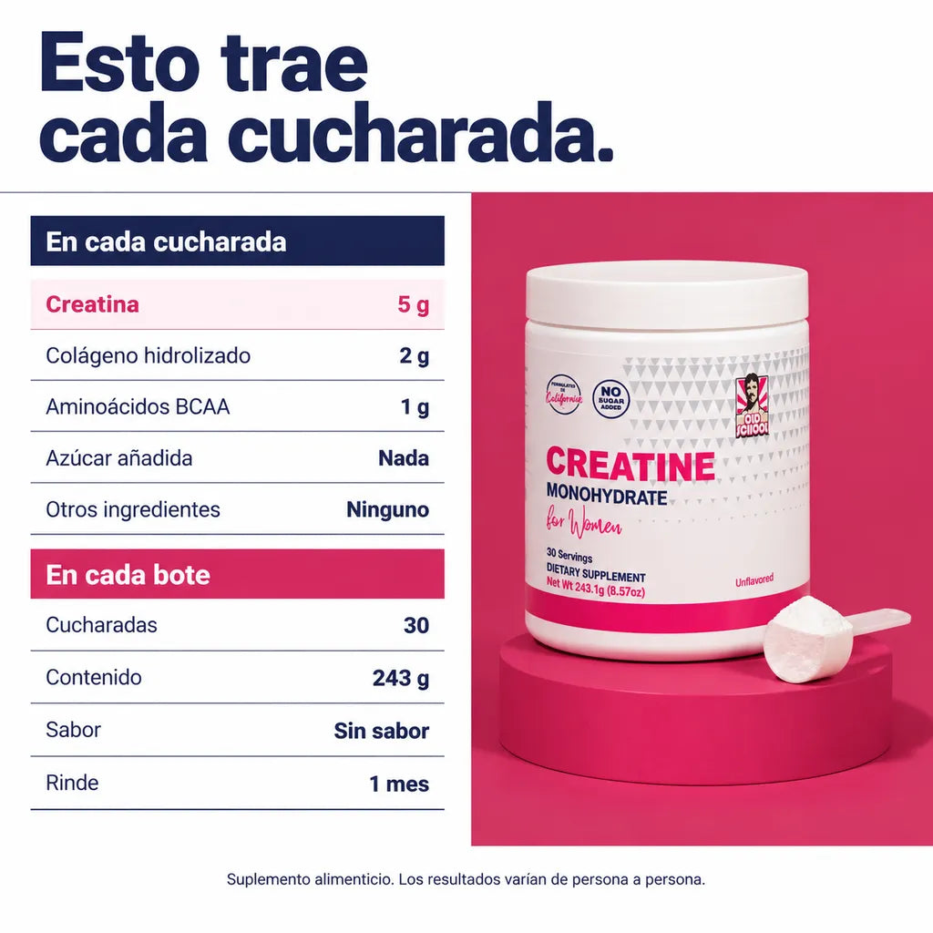 Creatina para Mujer